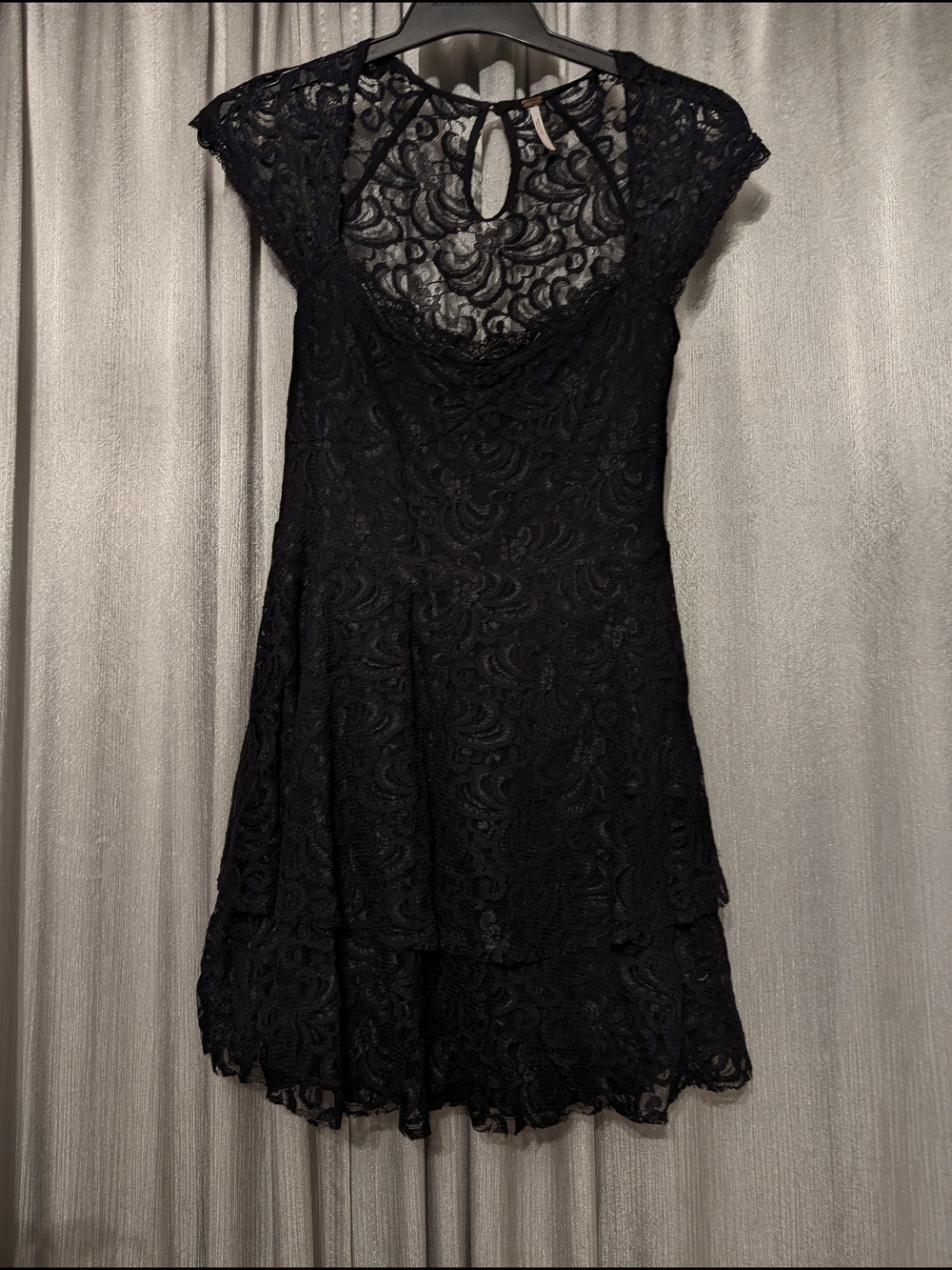 Urban Outfitters Black Lace Mini Dress